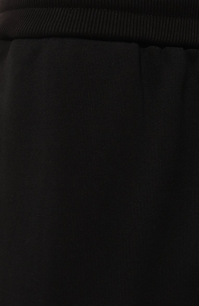Мужские хлопковые брюки DOLCE & GABBANA черного цвета, арт. GZ12AT/G7M4Y | Фото 5 (Драгоценные камни: Проставлено; Материал сплава: Проставлено; Длина (брюки, джинсы): Стандартные; Материал внешний: Хлопок; Случай: Повседневный; Стили: Спорт-шик)
