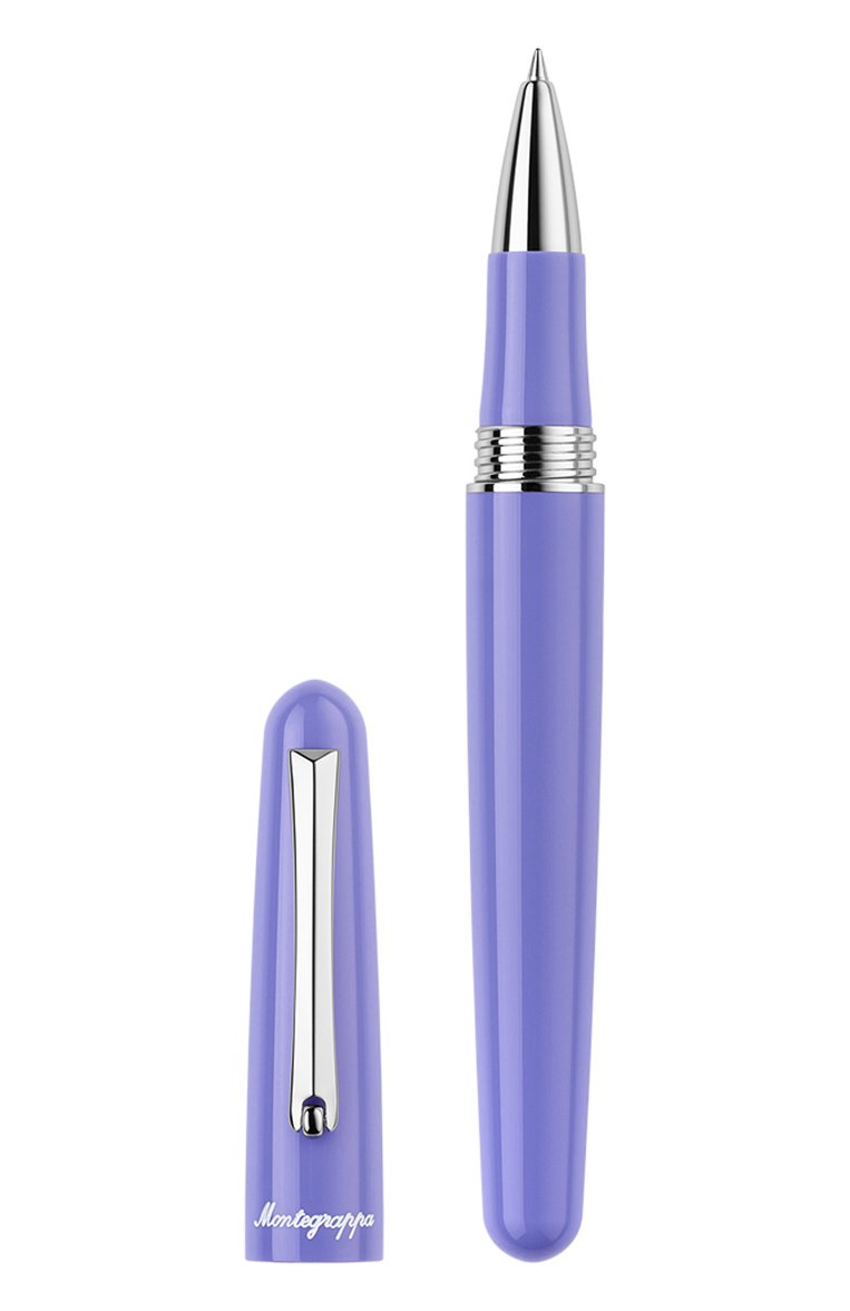 Ручка-роллер MONTEGRAPPA сиреневого цвета, арт. ISEORRAV | Ф�ото 1 (Нос: Не проставлено; Региональные ограничения белый список (Axapta Mercury): Не проставлено; Материал сплава: Сталь; Ограничения доставки: m-style)