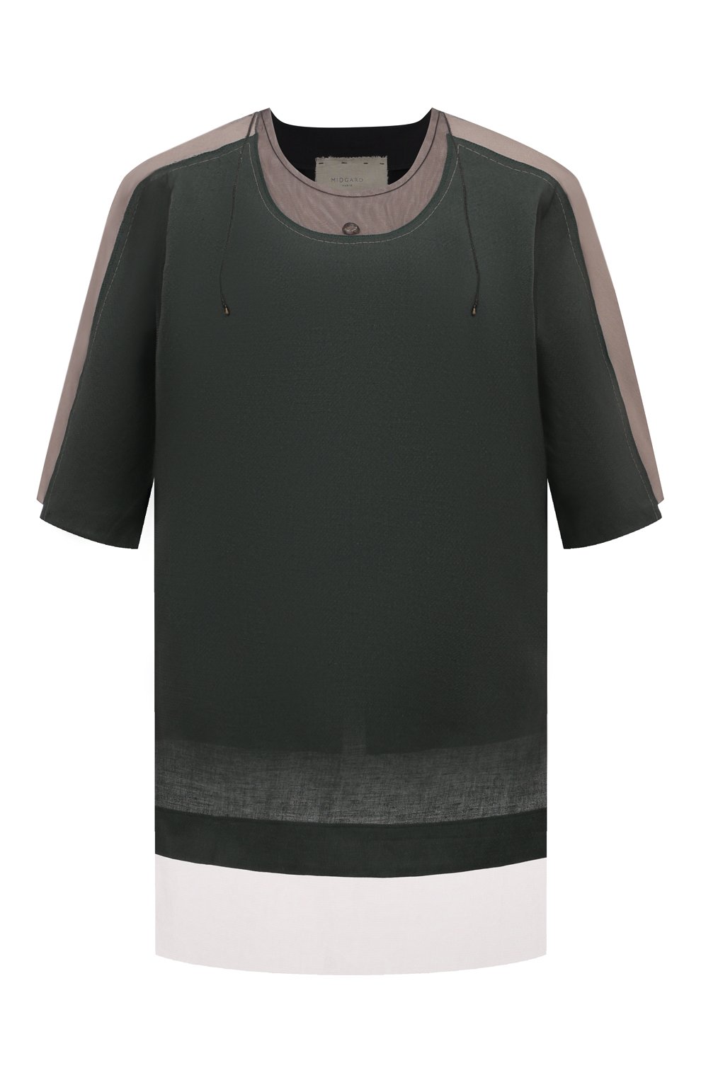 Туника из хлопка и льна MIDGARD PARIS, арт. V3-TS1601-GN, фото 1