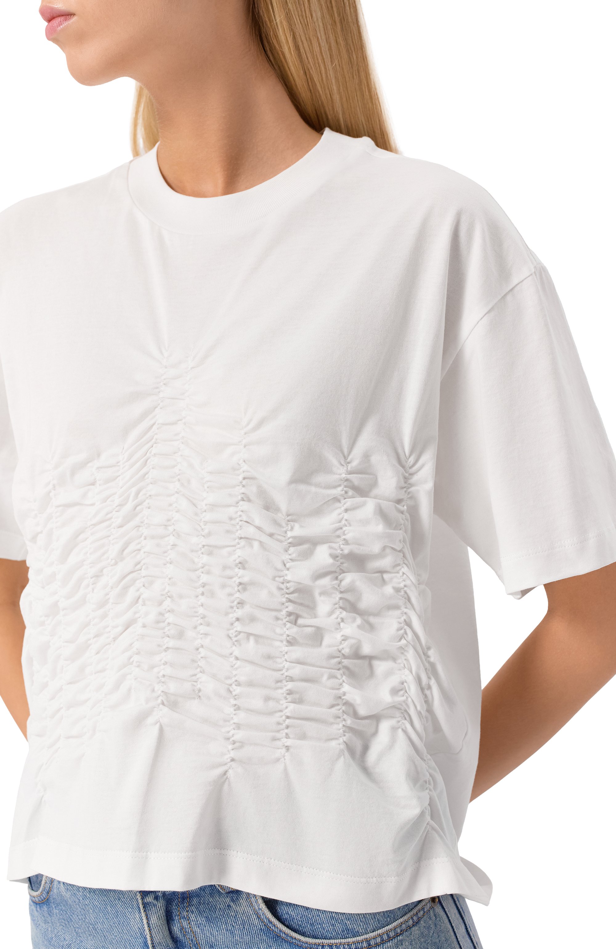 Хлопковая футболка MARNI, арт. THJET49M01/UTC446, фото 5