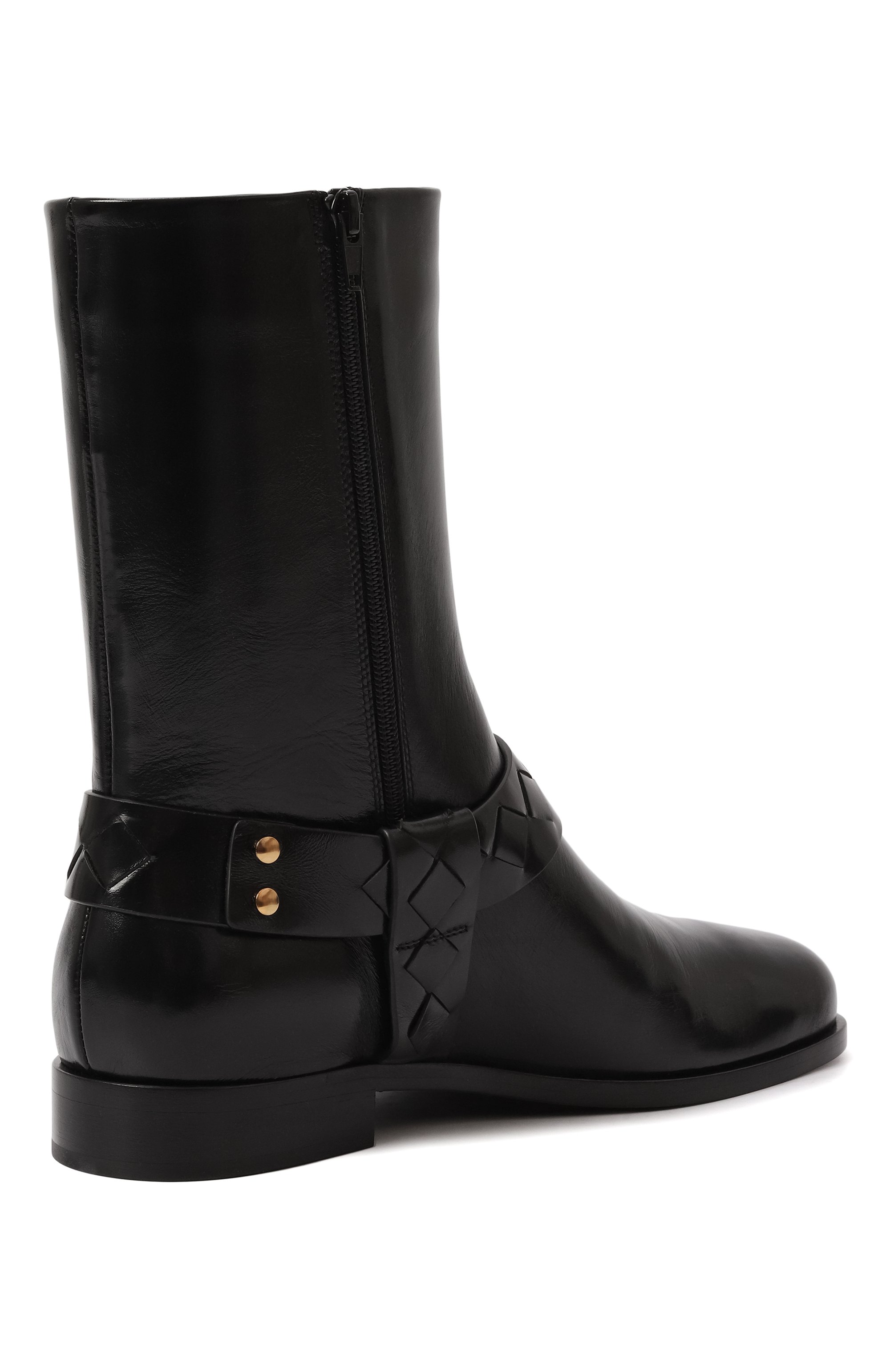 Кожаные сапоги achille BOTTEGA VENETA, арт. 816615/V3H90, фото 5