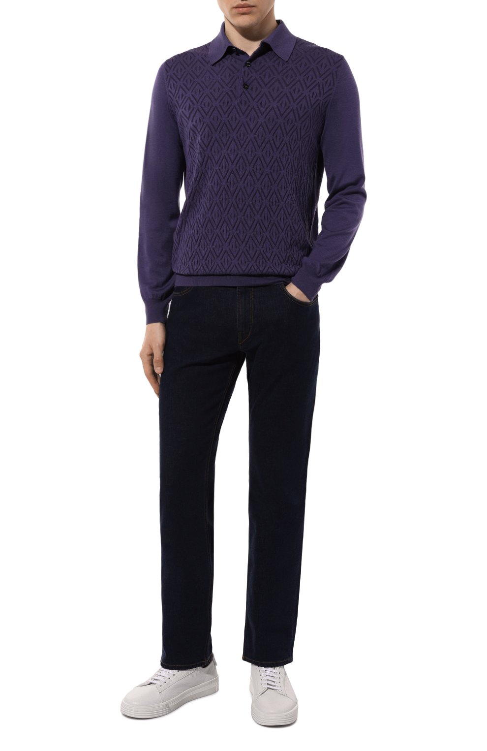 Поло из шерсти и шелка ZILLI, арт. KBP001M0230VRHB00, фото 2