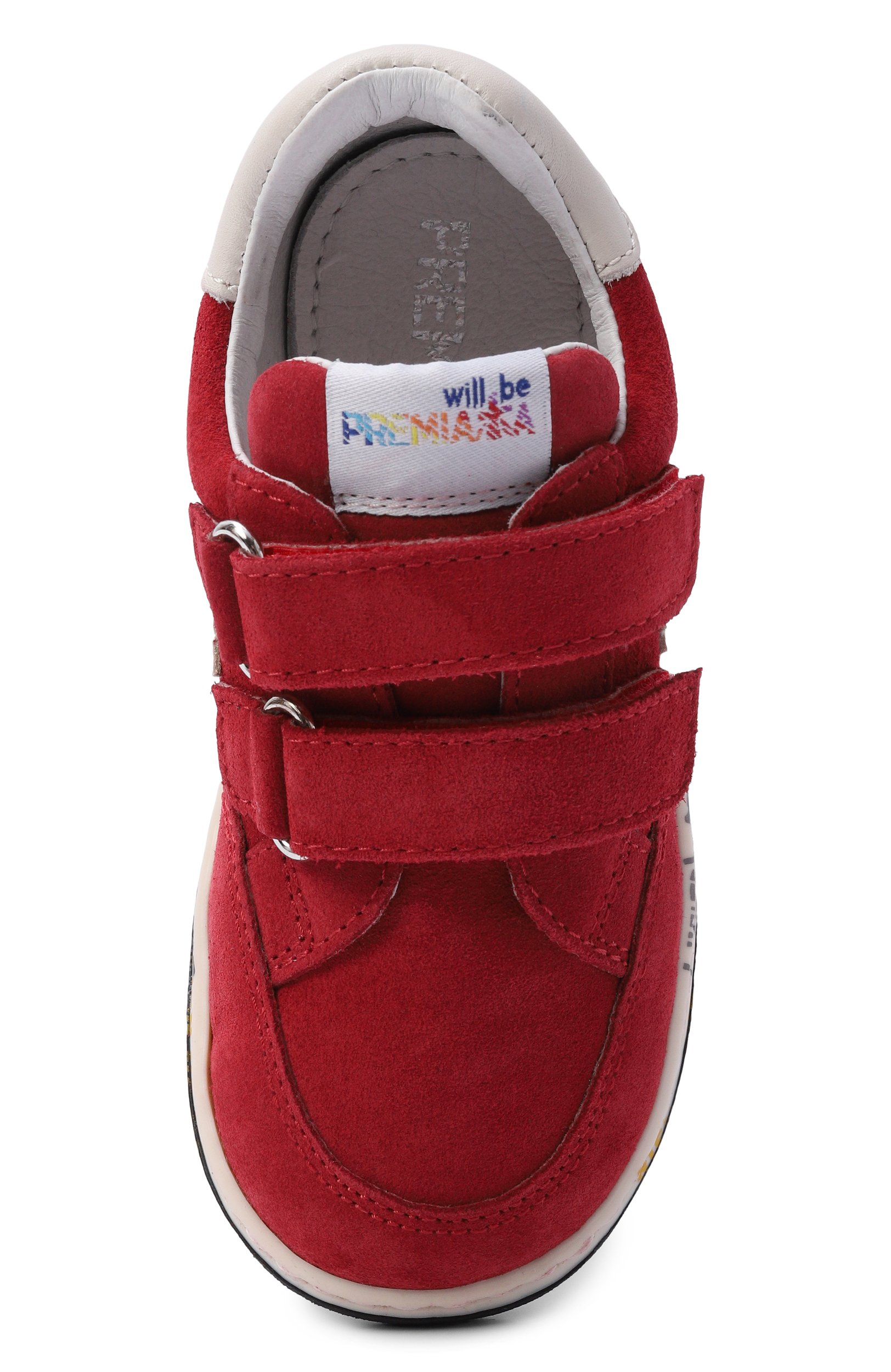 Замшевые кеды wally PREMIATA WILL BE красного цвета по цене 18500 руб., арт. 32349502/BABY WALLY V, фото 4 Замшевые кеды wally PREMIATA WILL BE, арт. 32349502/BABY WALLY V, фото 4