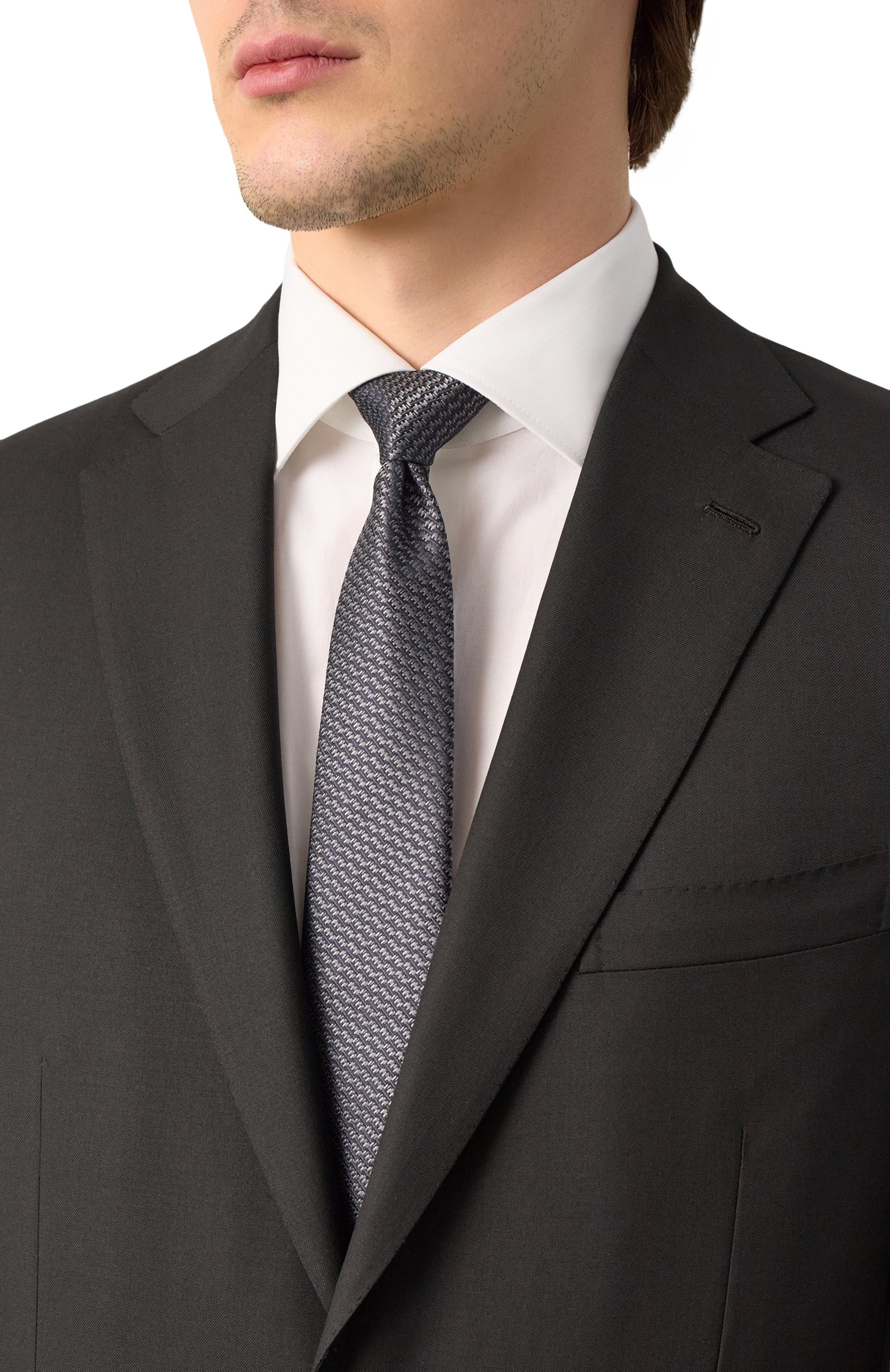 Шелковый галстук CANALI, арт. 18/HJ04175, фото 2