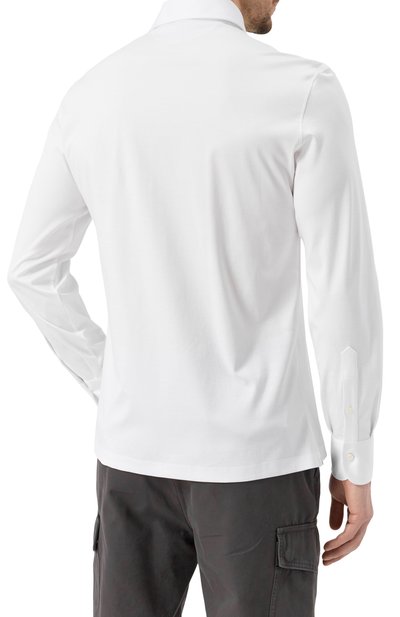 Хлопковое поло BRUNELLO CUCINELLI, арт. M0B133914, фото 4