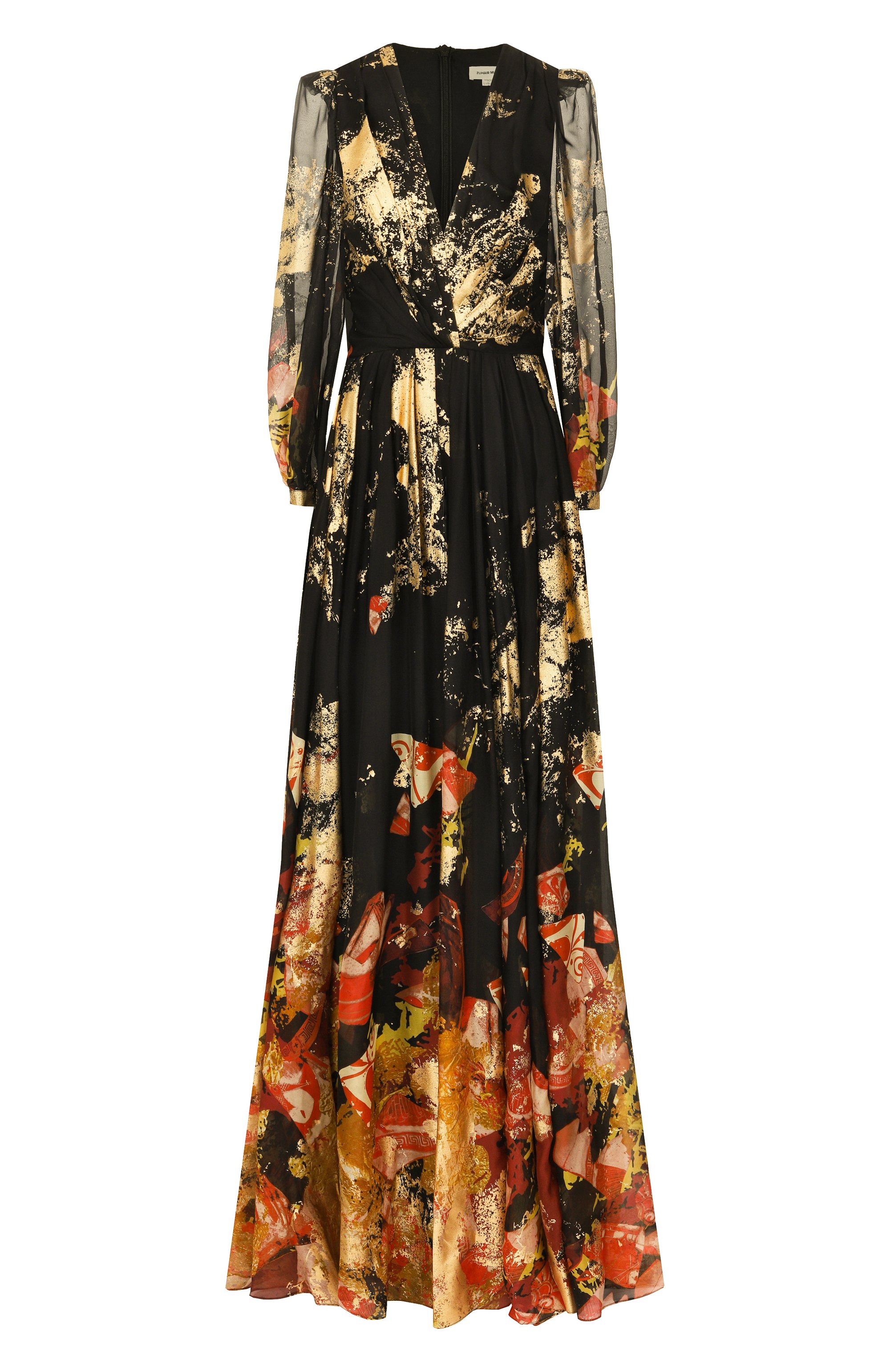 Шелковое платье ZUHAIR MURAD, арт. RDR25060/CHSI032, фото 1