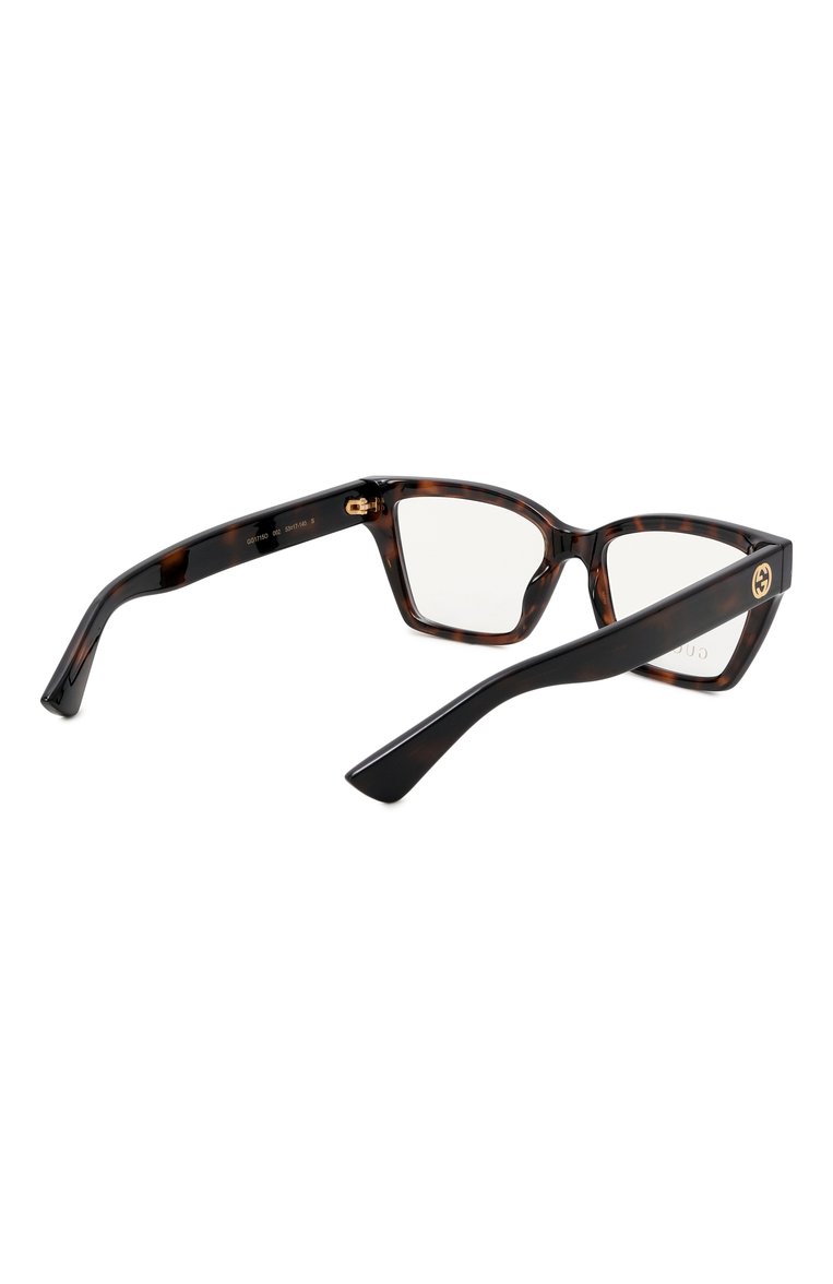Женские оправа GUCCI коричневого цвета, арт. GG1715 002 | Фото 4 (Нос: Не проставлено; Тип очков: Оправа; Региональные ограничения белый список (Axapta Mercury): Не проставлено; Материал: Пластик; Оптика Гендер: оптика-женское; Очки форма: Квадратные)