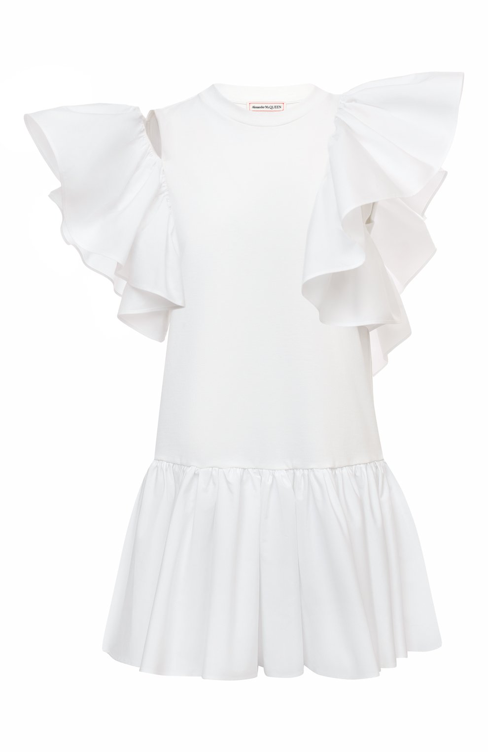 Хлопковое платье ALEXANDER MCQUEEN, арт. 687822/QLAA6, фото 1