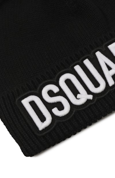 Шапка из шерсти и хлопка DSQUARED2, арт. DQ2650/D00WC, фото 3
