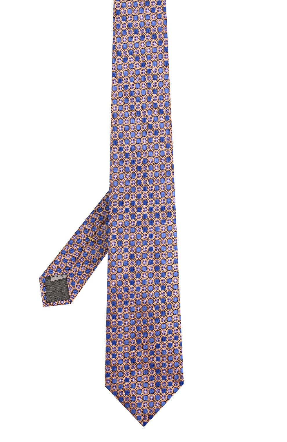 Шелковый галстук CANALI разноцветного цвета по цене 8995 руб., арт. 18/HJ02022, фото 2 Шелковый галстук CANALI, арт. 18/HJ02022, фото 2
