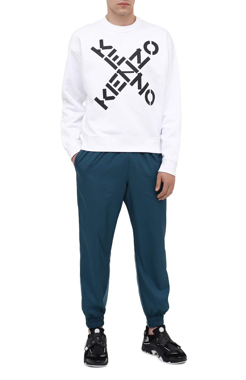 Хлопковый свитшот kenzo sport KENZO, арт. FA65SW5214MS, фото 2