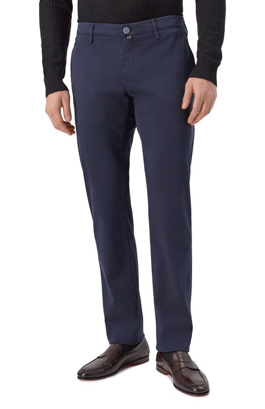 Хлопковые брюки Jacob Cohen JUM_P0001 001 S3755 TR Синий  JUM_P0001 001 S3755 TR Фото 3