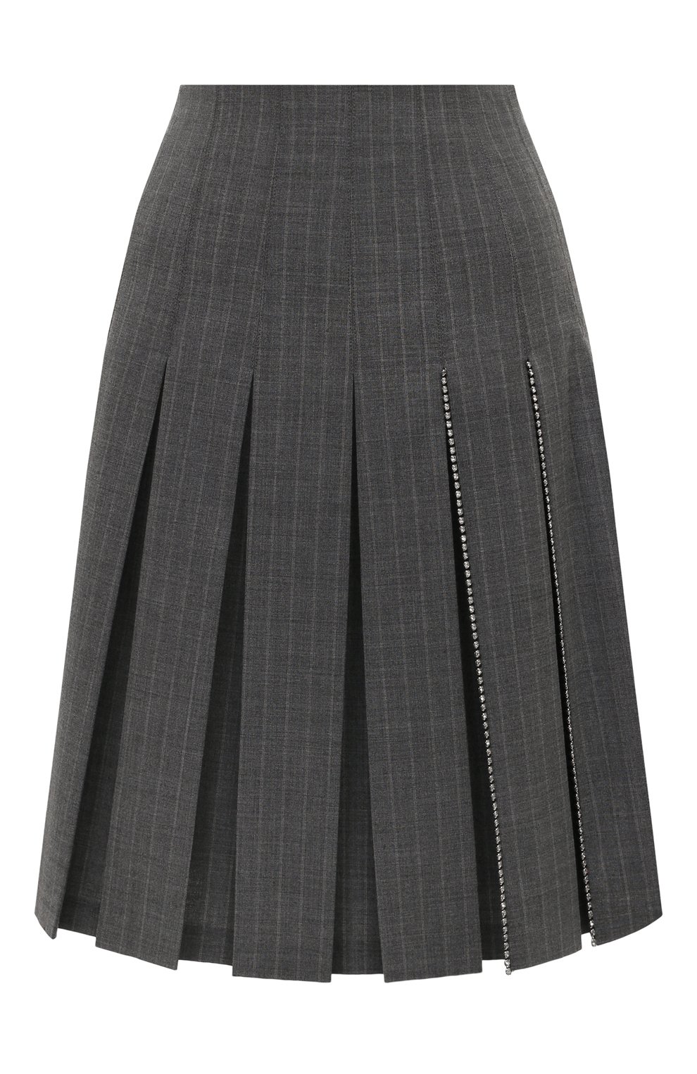 Плиссированная юбка VIVETTA серого цвета по цене 62300 руб., арт. VS2G00024-TE022, фото 1 Плиссированная юбка VIVETTA, арт. VS2G00024-TE022, фото 1