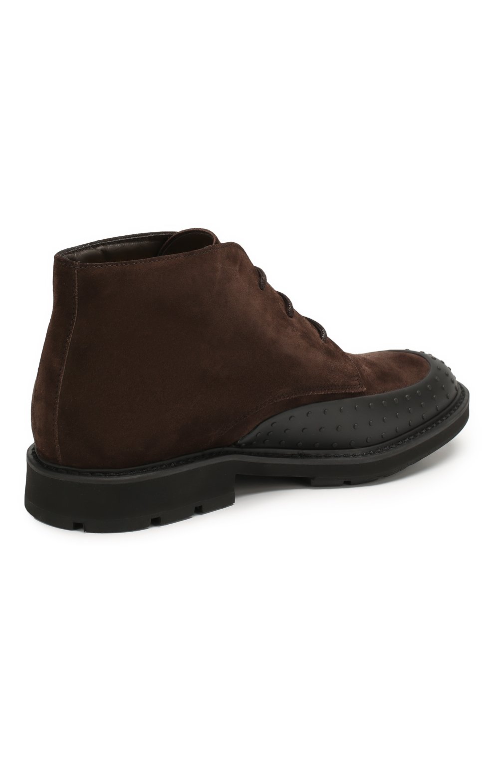 Замшевые ботинки TOD’S темно-коричневого цвета по цене 61600 руб., арт. XXM05C0CD60RE0, фото 4 Замшевые ботинки TOD’S, арт. XXM05C0CD60RE0, фото 4