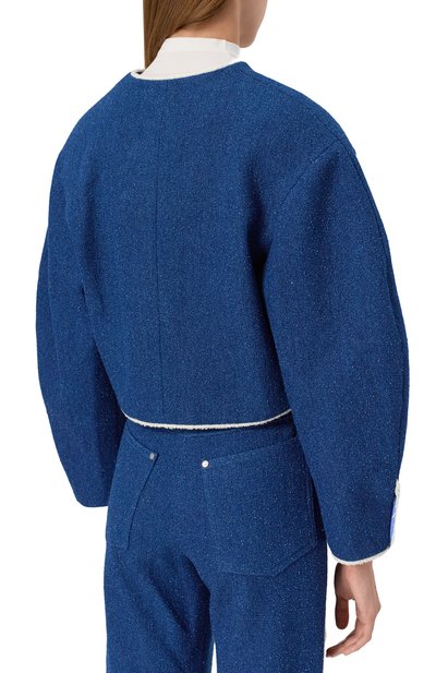 Твидовый жакет MSGM, арт. 3841MDG03/257112, фото 4