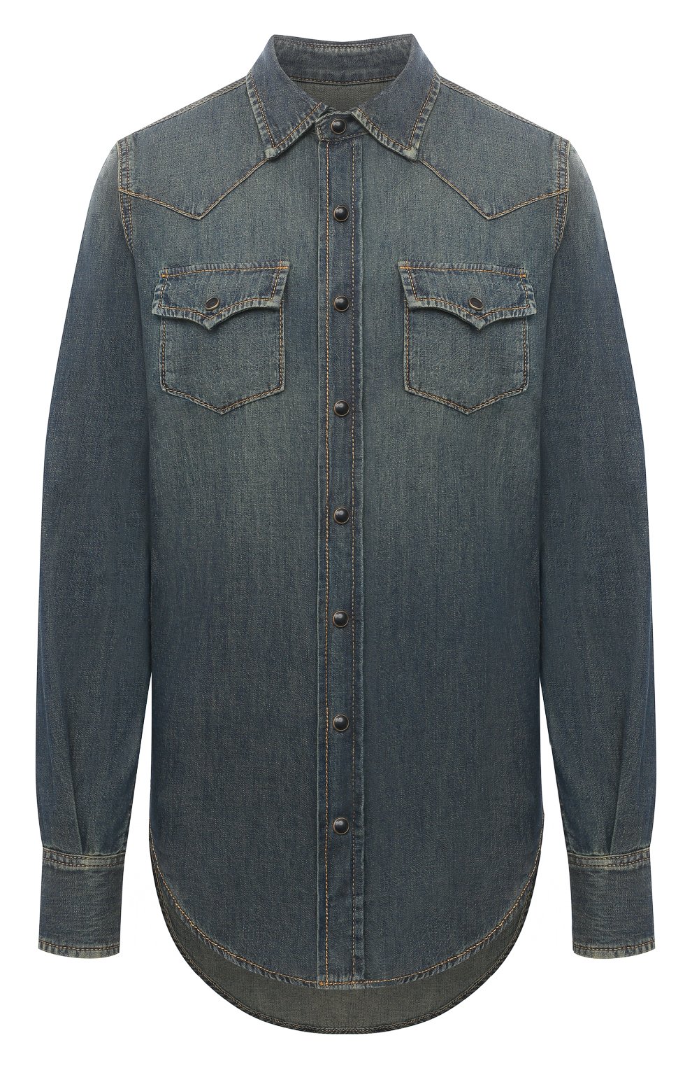 Джинсовая рубашка SAINT LAURENT, арт. 497526/Y880U, фото 1