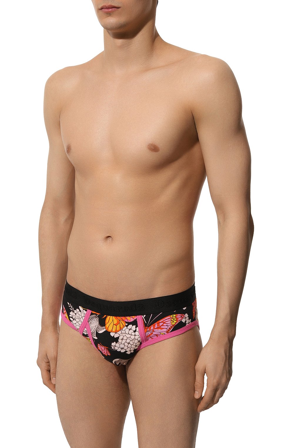 Хлопковые брифы DSQUARED2 разноцветного цвета по цене 17300 руб., арт. D9L675210, фото 2 Хлопковые брифы DSQUARED2, арт. D9L675210, фото 2