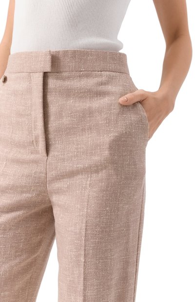 Брюки из шерсти и шелка AGNONA, арт. T70907/U1127, фото 5