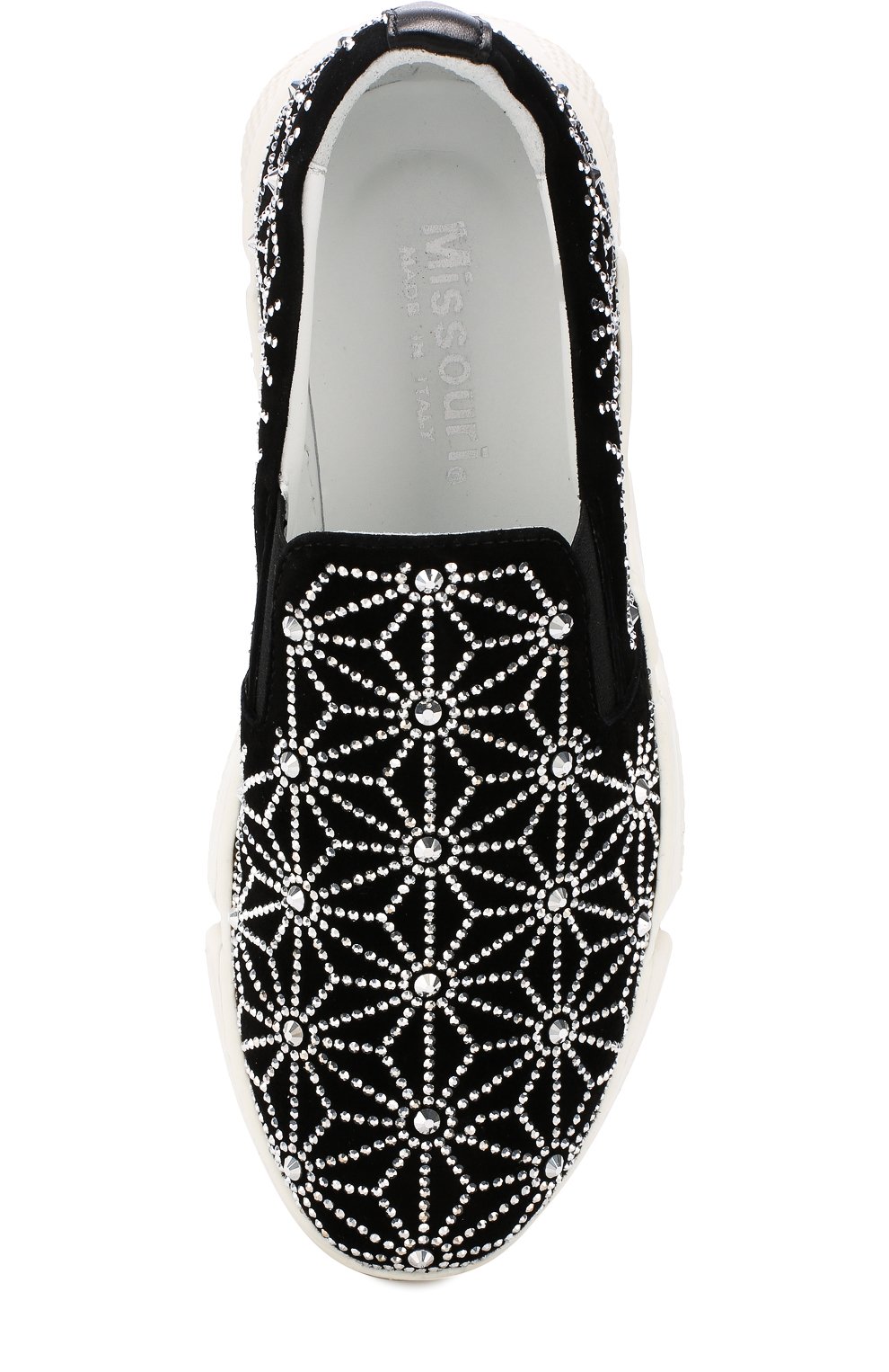 Замшевые кроссовки со стразами MISSOURI, арт. 11597/31-34, фото 4