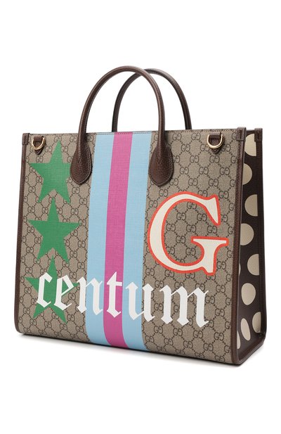 Сумка-тоут GUCCI коричневого цвета по цене 257760 руб., арт. 674148/UQHHG, фото 4 Сумка-тоут GUCCI, арт. 674148/UQHHG, фото 4