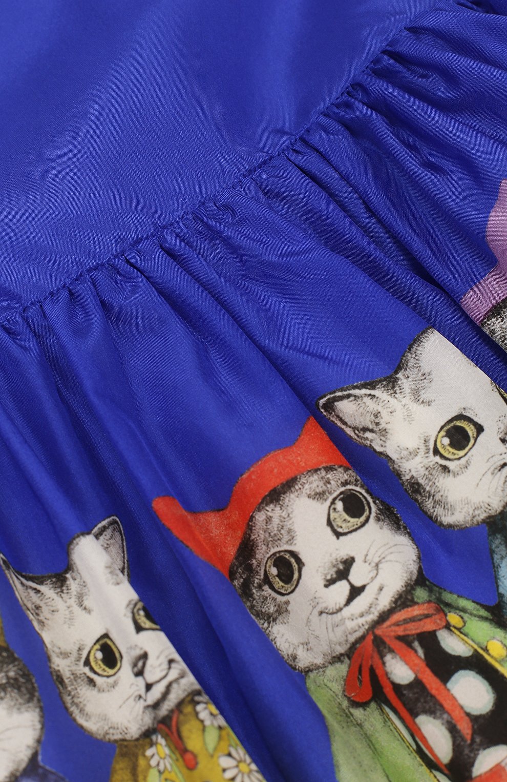 Шелковый сарафан с принтом и бантами GUCCI, арт. 501287/ZBS29, фото 3