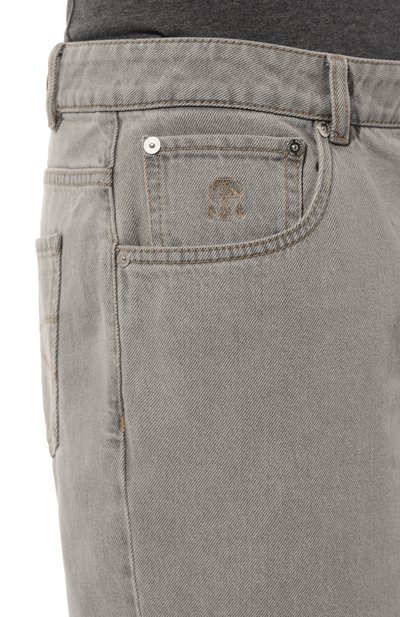 Джинсы straight fit BRUNELLO CUCINELLI, арт. M242PB2258, фото 5