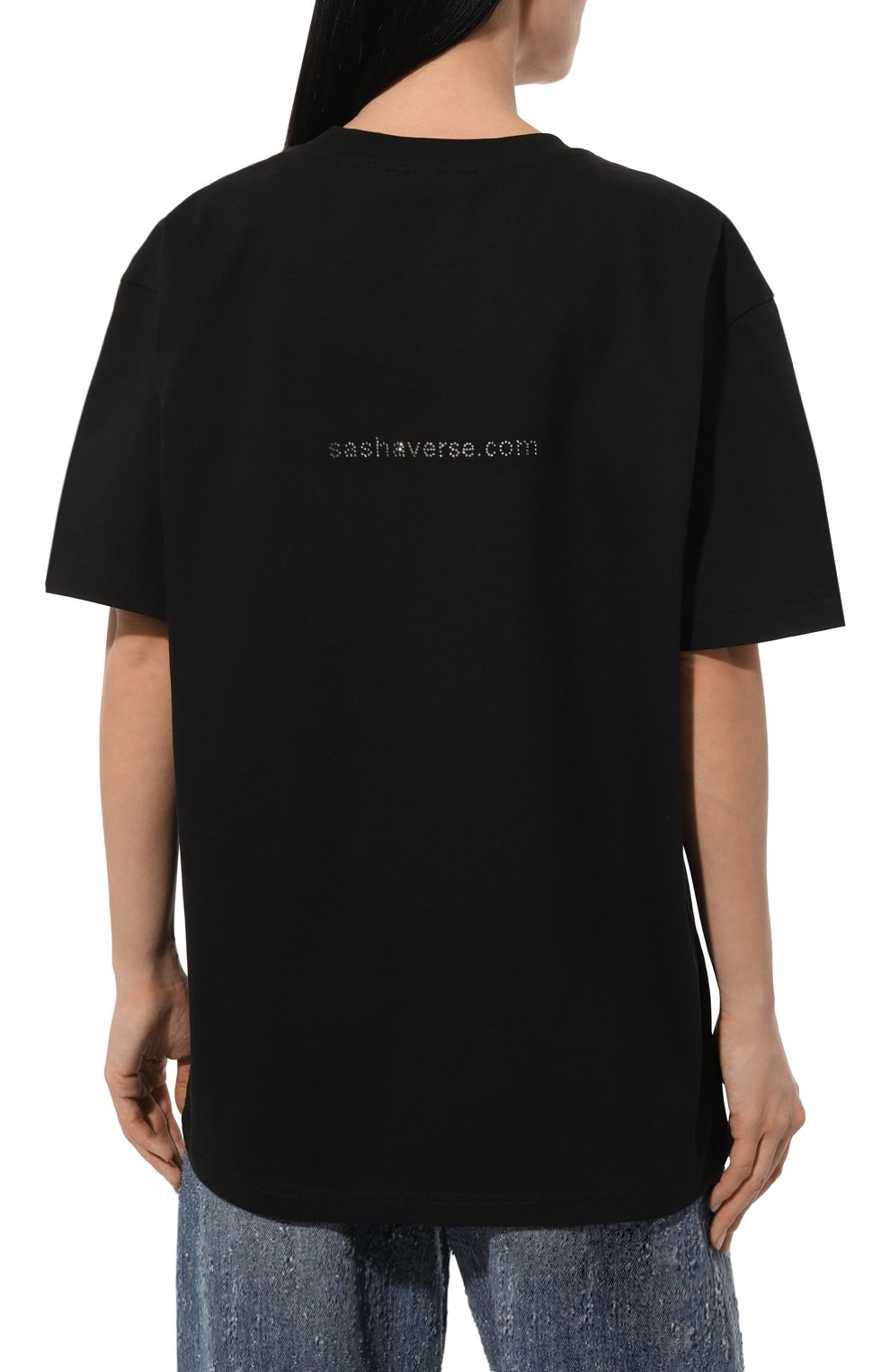 Хлопковая футболка SASHAVERSE, арт. TSHIRT001/NY/CO/900/NY24, фото 4