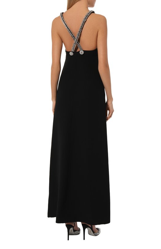 Платье из вискозы Giambattista Valli 24FWSVCA555L-88J0K Чёрный  24FWSVCA555L-88J0K Фото 4
