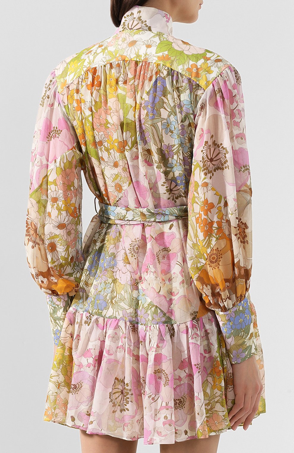 Платье из смеси хлопка и шелка ZIMMERMANN, арт. 7730DSUP, фото 4