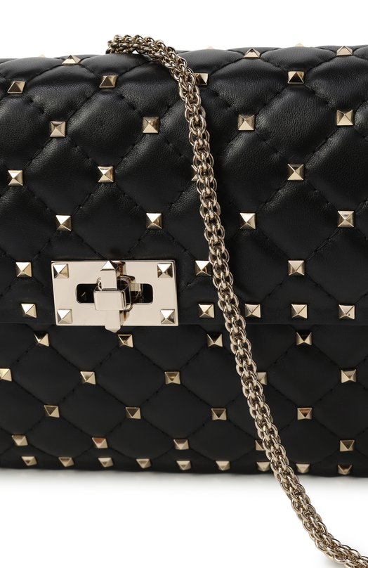 Сумка Rockstud Spike medium Valentino 7W2B0122/NAP Чёрный  7W2B0122/NAP Фото 3