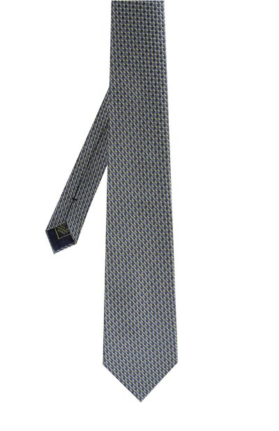 Шелковый галстук с узором BRIONI желтого цвета по цене 24450 руб., арт. 062I00/P7484, фото 2 Шелковый галстук с узором BRIONI, арт. 062I00/P7484, фото 2