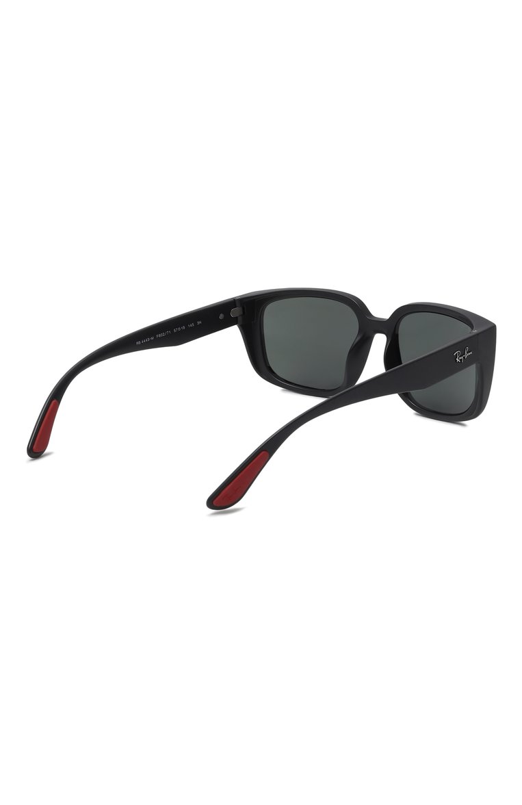 Женские солнцезащитные очки RAY-BAN черного цвета, арт. 4443M-F60271 | Фото 4 (Нос: Не проставлено; Региональные ограничения белый список (Axapta Mercury): Не проставлено; Материал: Пластик; Тип очков: С/з; Оптика Гендер: оптика-женское; Очки форма: Прямоугольные)