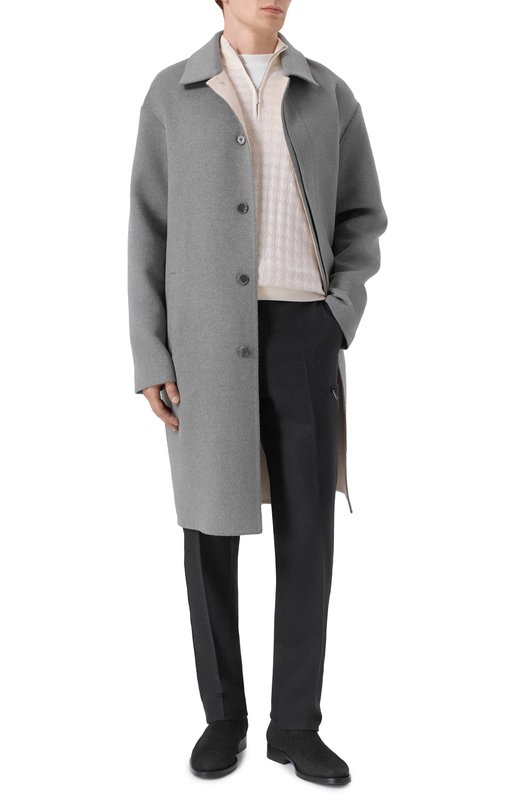 Шерстяные брюки Stefano Ricci M1T5300520/W0013R Серый  M1T5300520/W0013R Фото 2