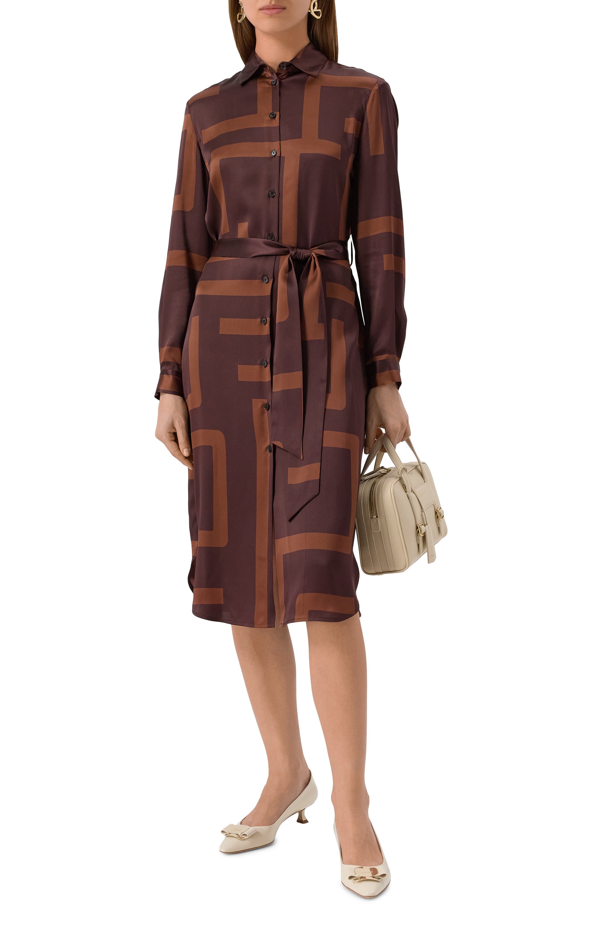 Шелковое платье KITON, арт. D57304K0926E08, фото 2