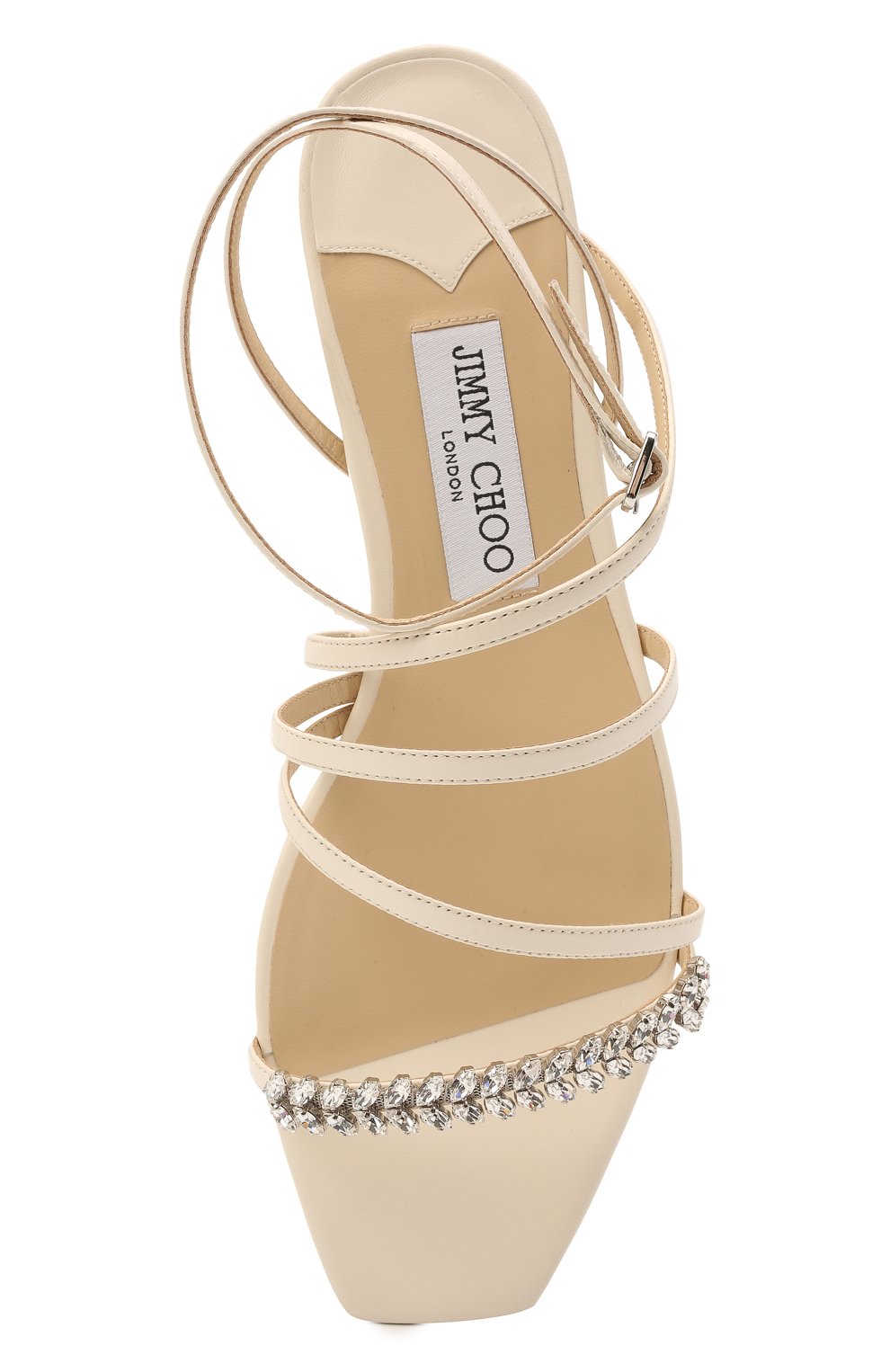 Кожаные сандалии maesie JIMMY CHOO, арт. MAESIE FLAT/BBN, фото 5