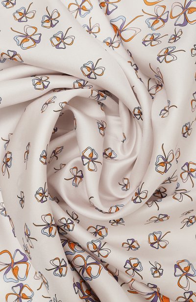 Шелковый платок LANVIN молочного цвета по цене 31800 руб., арт. 6L9090/SS671, фото 3 Шелковый платок LANVIN, арт. 6L9090/SS671, фото 3
