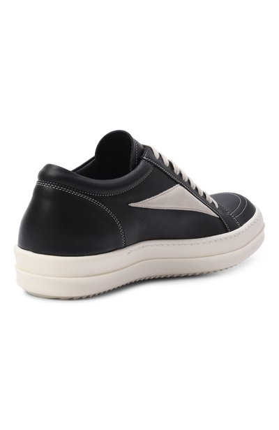 Кожаные кеды lido vintage RICK OWENS черно-белого цвета по цене 99500 руб., арт. RU02F4897/LC0LVS, фото 4 Кожаные кеды lido vintage RICK OWENS, арт. RU02F4897/LC0LVS, фото 4