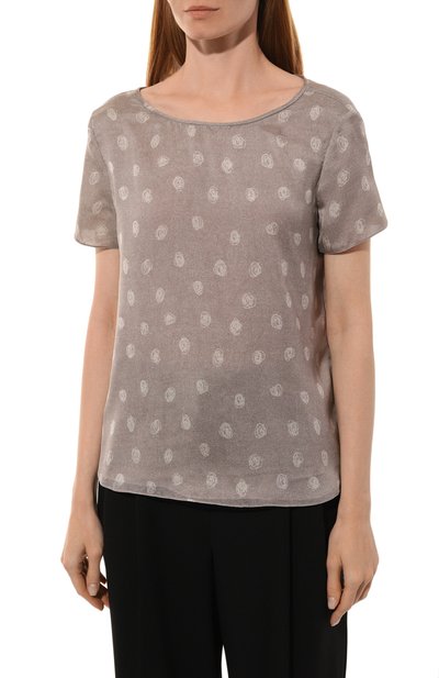 Шелковый топ EMPORIO ARMANI, арт. EW000692/TE10522, фото 3