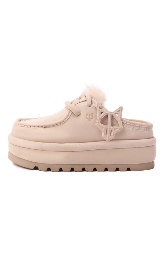 Замшевые сабо Blizzard Naked Wolfe BLIZZARD/SSH Бежевый  BLIZZARD/SSH Фото 4