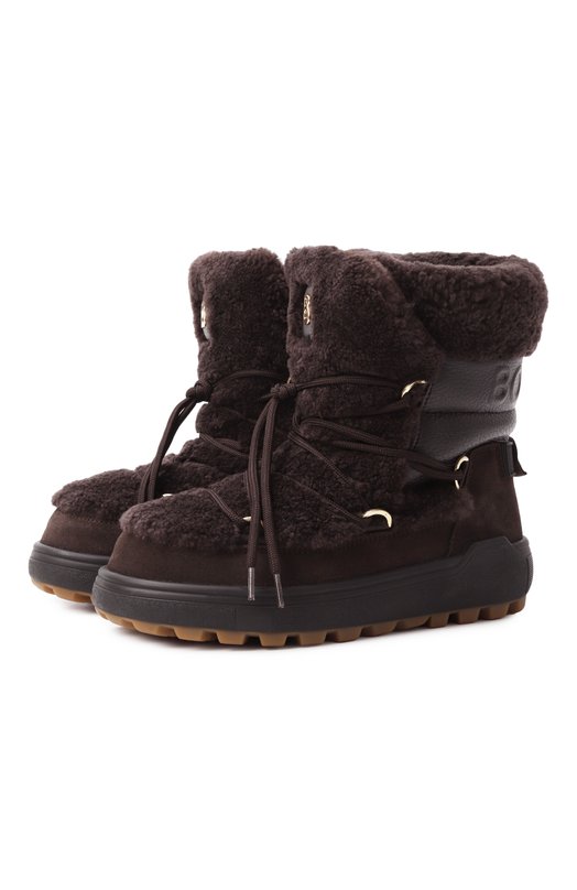 Полусапоги Chamonix из овчины Bogner 22546704 Коричневый 22546704