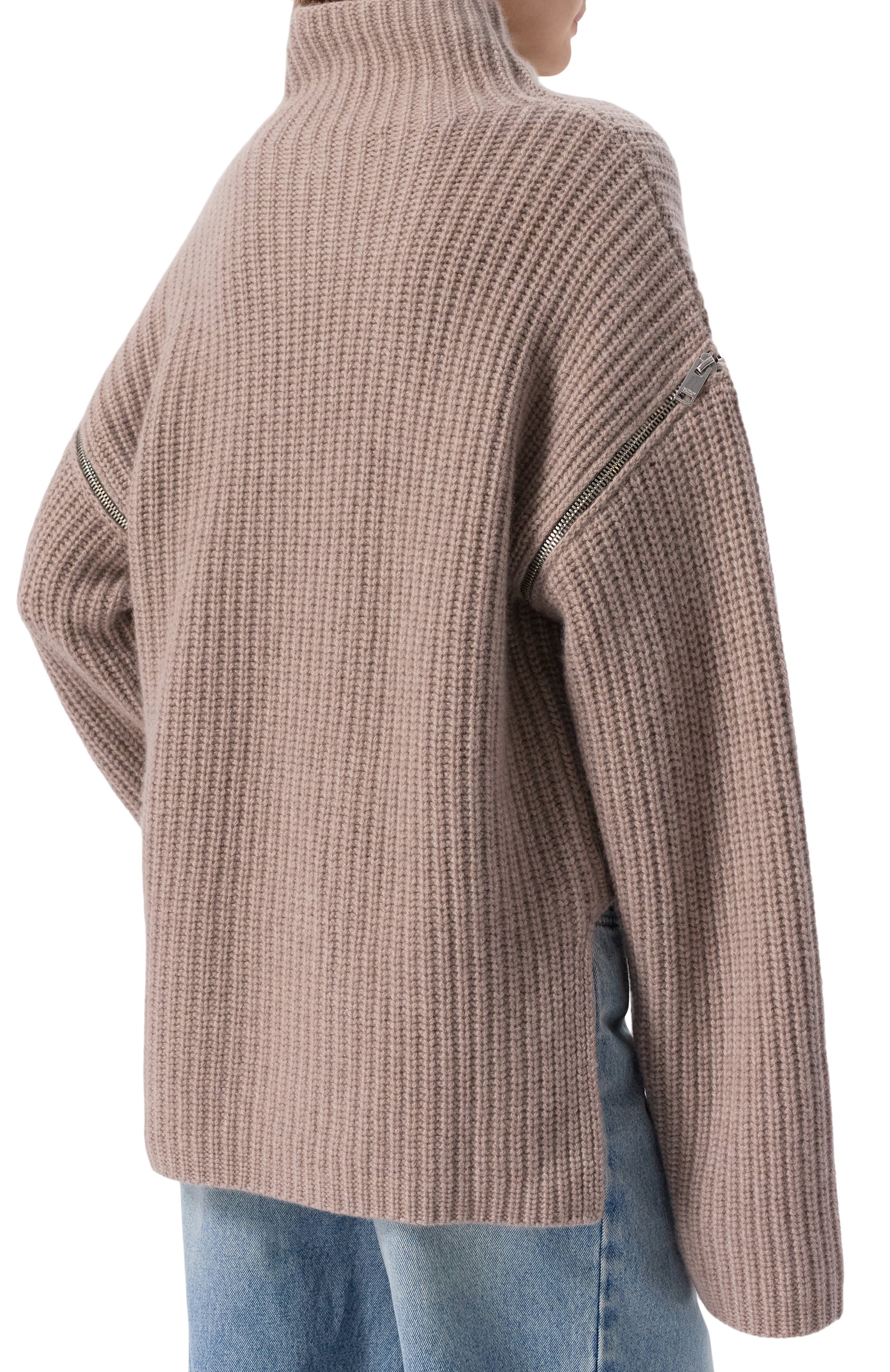 Кашемировый свитер JACOB LEE темно-бежевого цвета по цене 199500 руб., арт. WCS2037AW25MC, фото 4 Кашемировый свитер JACOB LEE, арт. WCS2037AW25MC, фото 4