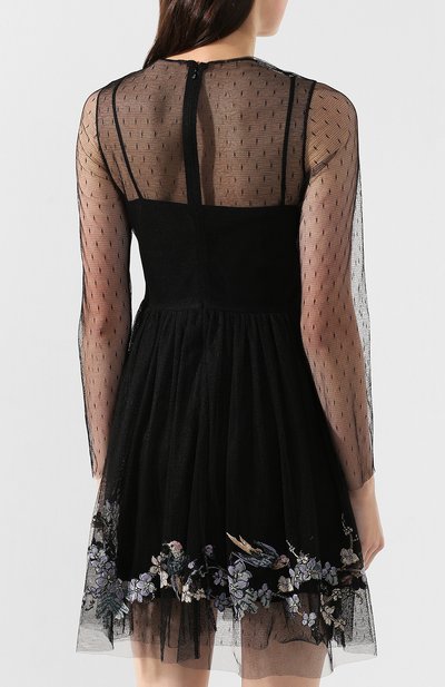 Платье REDVALENTINO черного цвета по цене 62600 руб., арт. TR3VA12F/4T4, фото 4 Платье REDVALENTINO, арт. TR3VA12F/4T4, фото 4