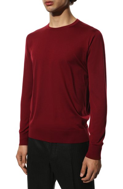 Шерстяной джемпер LORO PIANA бордового цвета по цене 151000 руб., арт. FAI1916, фото 3 Шерстяной джемпер LORO PIANA, арт. FAI1916, фото 3