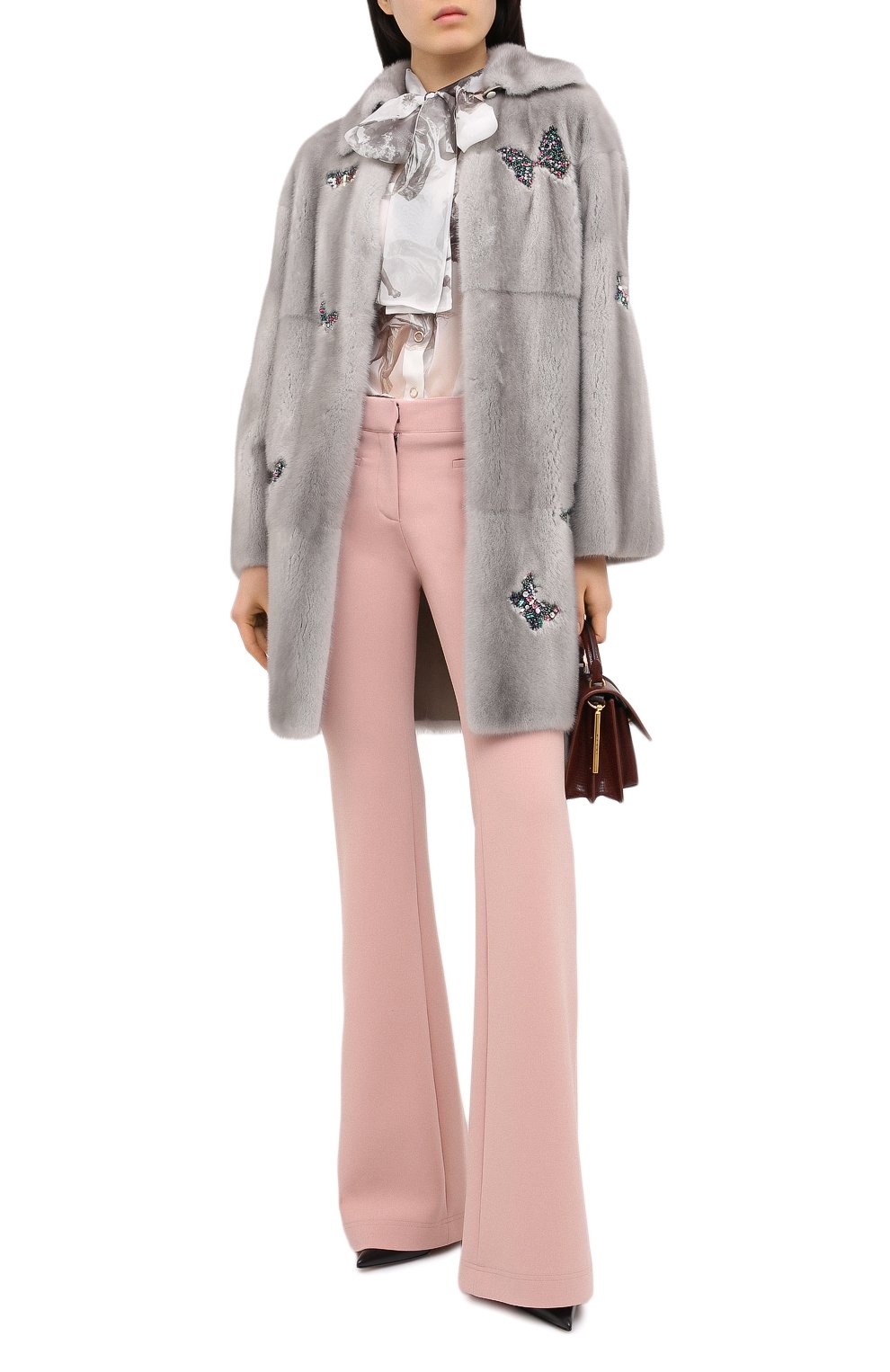 Шуба из норки VALENTINO, арт. QF3FA6161BF, фото 2