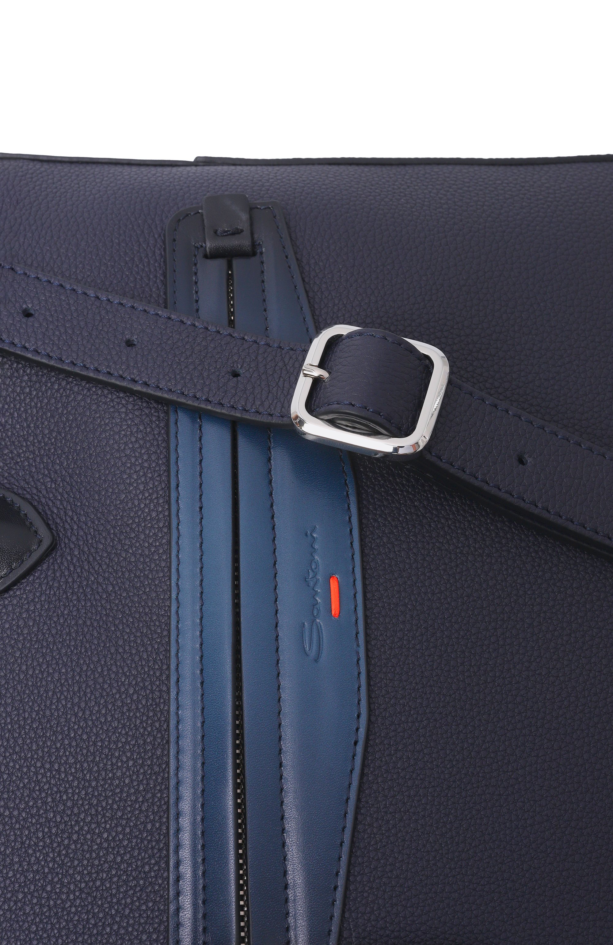 Портфель SANTONI темно-синего цвета по цене 265500 руб., арт. UIBGA2868BS-ACSU, фото 5 Портфель SANTONI, арт. UIBGA2868BS-ACSU, фото 5