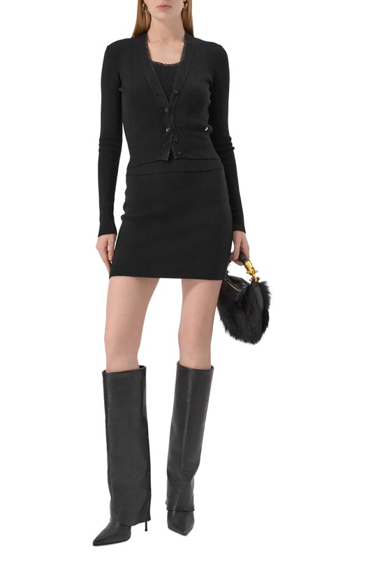 Шерстяной кардиган Moschino A0905/5401 Чёрный  A0905/5401 Фото 2