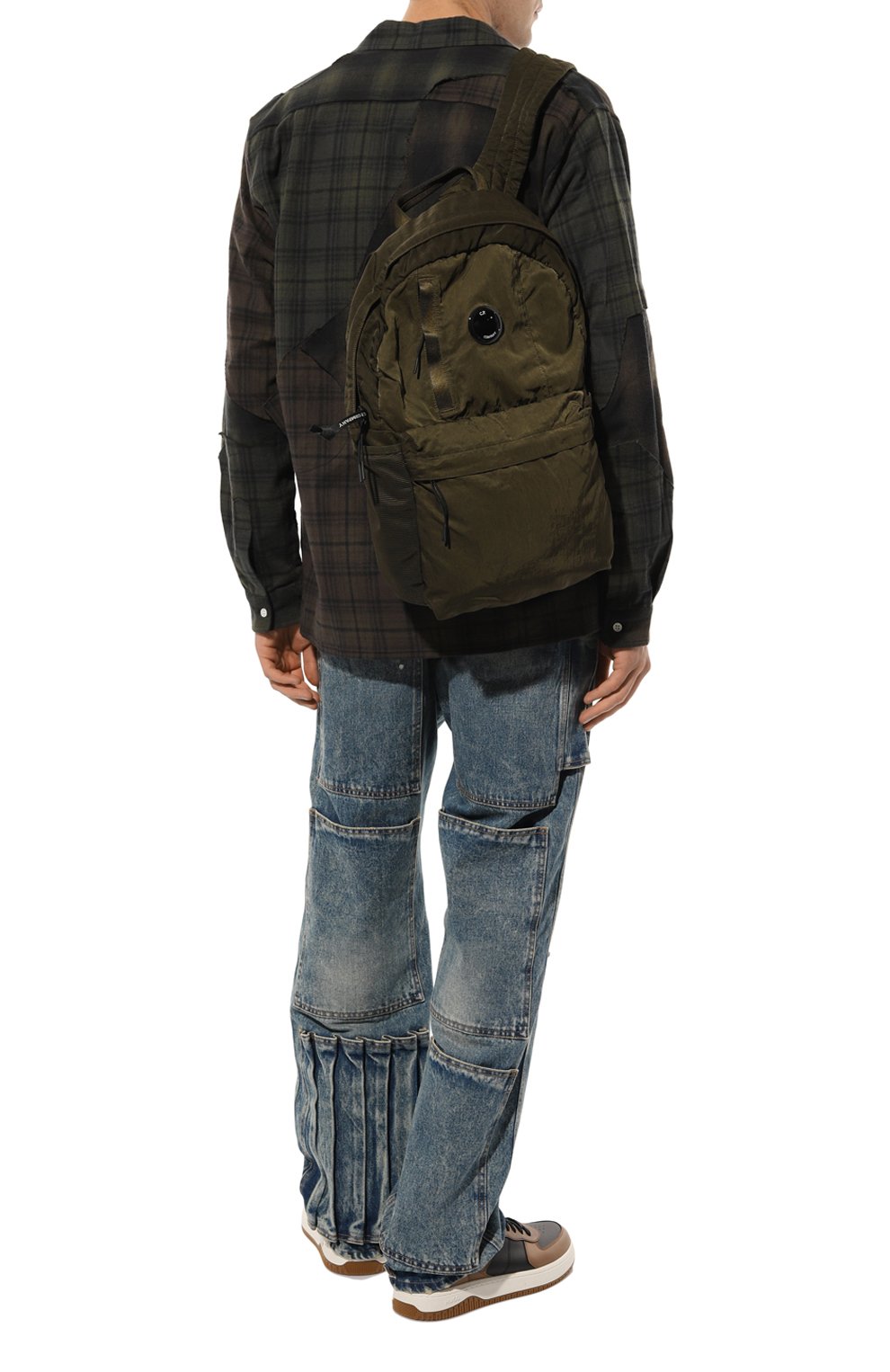 Текстильный рюкзак C.P. COMPANY хаки цвета по цене 26550 руб., арт. 15CMAC145A005269G, фото 7 Текстильный рюкзак C.P. COMPANY, арт. 15CMAC145A005269G, фото 7