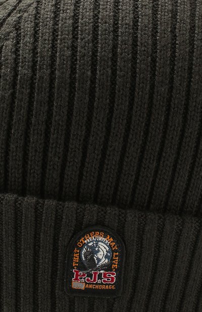 Шерстяная шапка PARAJUMPERS, арт. HA02/RIB HAT, фото 3
