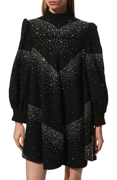 Платье из шерсти и шелка CELINE, арт. 2R183420D, фото 3