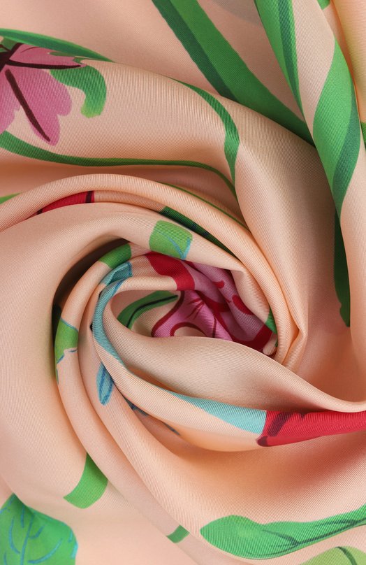 Шелковый платок Herbarium Petitjean Paris 19С22 Оранжевый  19С22 Фото 3